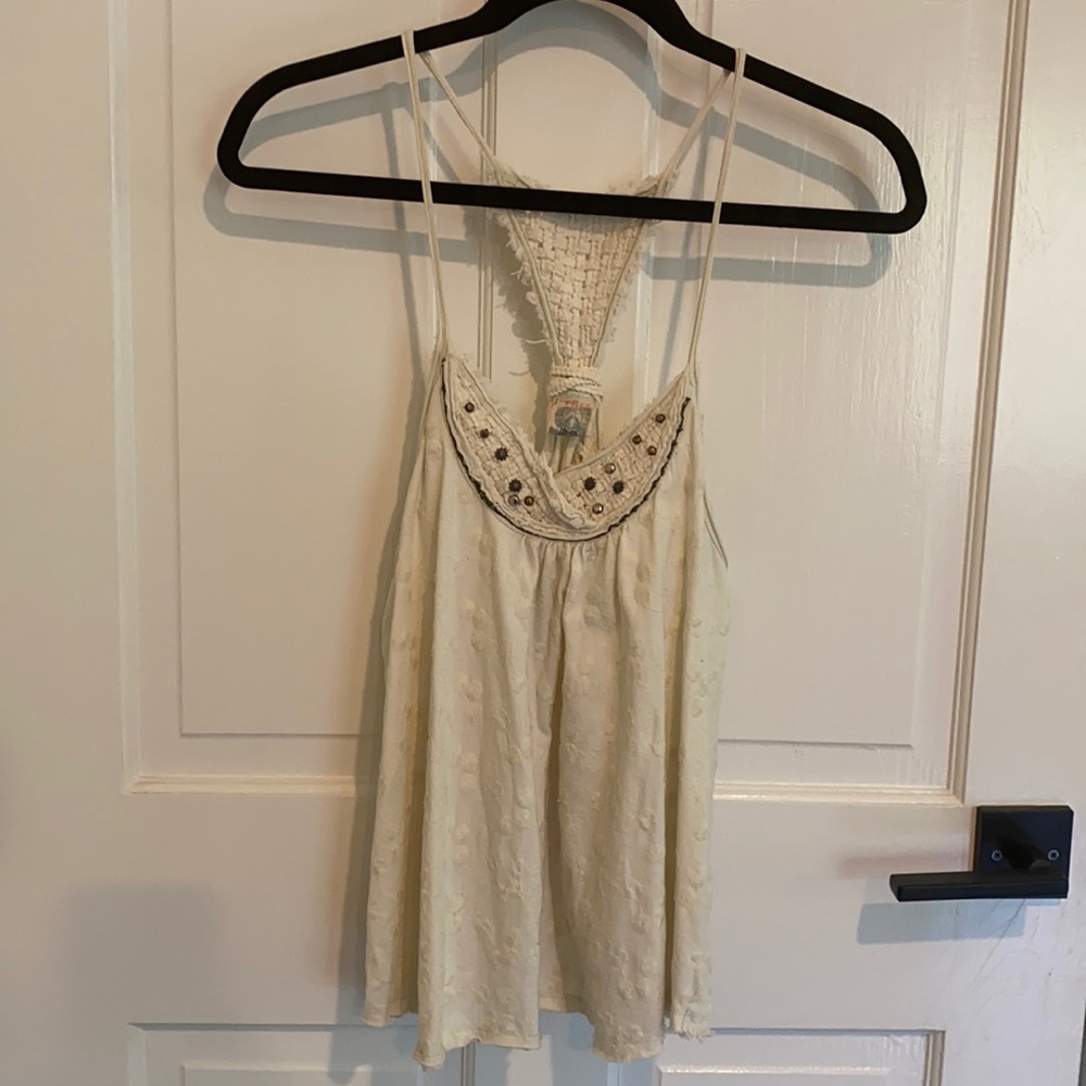 “Free People” studded tank (size M)